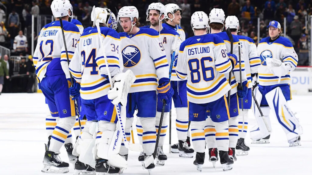 Sabres erupt for 4 goals in first period, win 6-1 to push Bruins to 3-1 hole in series