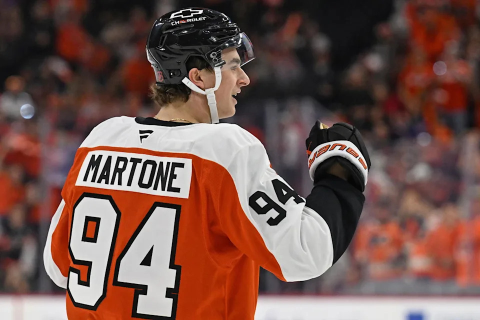 Flyers Coach Rick Tocchet Has Rave Reviews for Porter Martone