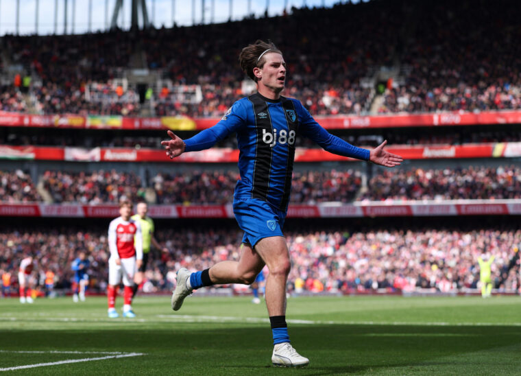 Alex Scott fires Bournemouth past Arsenal to dent title ambitions Alex Scott fires Bournemouth past Arsenal to dent title ambitions