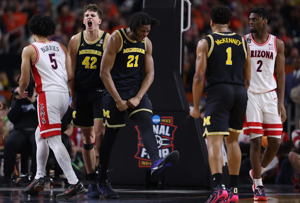 Even with squeaky Yaxel, Michigan blasts Arizona in Final Four thanks to supporting cast
