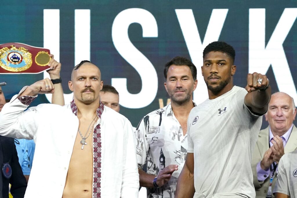 Anthony Joshua’s ‘unbelievable’ training with Oleksandr Usyk leaves Eddie Hearn in shock Anthony Joshua’s ‘unbelievable’ training with Oleksandr Usyk leaves Eddie Hearn in shock