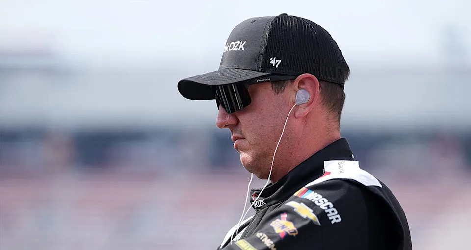 Kyle Busch during practice for the NASCAR Cup race on April 11, 2026, at Bristol Motor Speedway in Bristol, Tennessee.