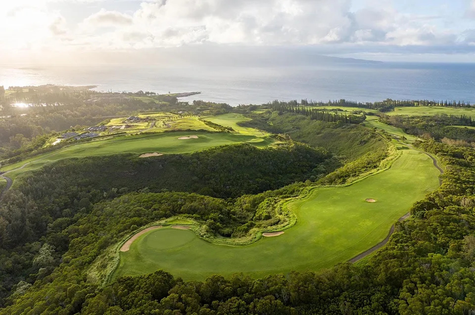 No. 5 of Kapalua's Plantation Course in Lahaina on Maui in Hawaii