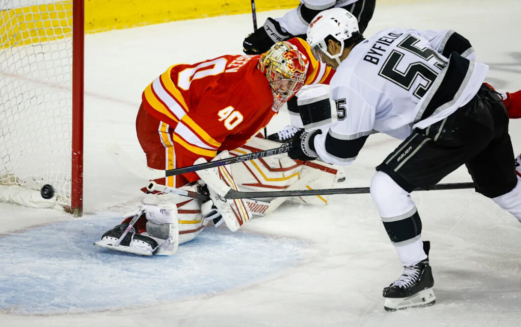 Flames beat the playoff-bound Kings 3-1 to end the season
