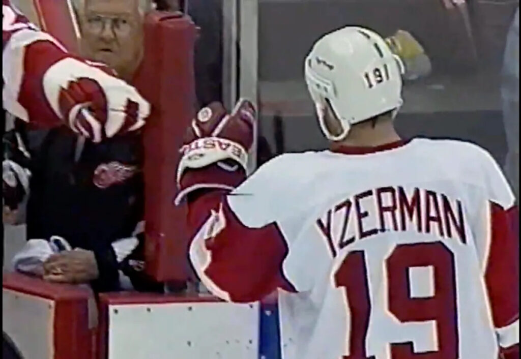 On This Day: Yzerman Scores Fourth Career Playoff Hat Trick