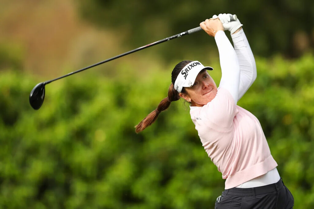 Fast-starting Chizzy Iwai shoots 63 to take a 2-shot lead in Los Angeles