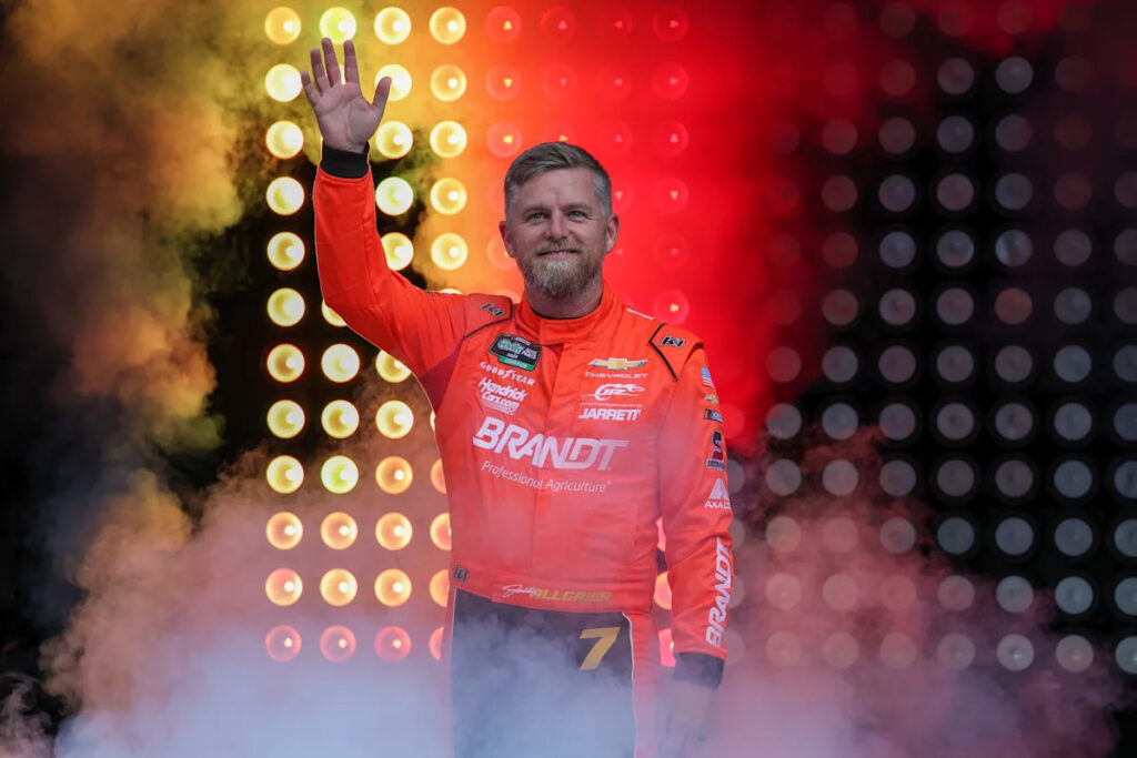 Justin Allgaier controls NASCAR O’Reilly points lead entering May 2026