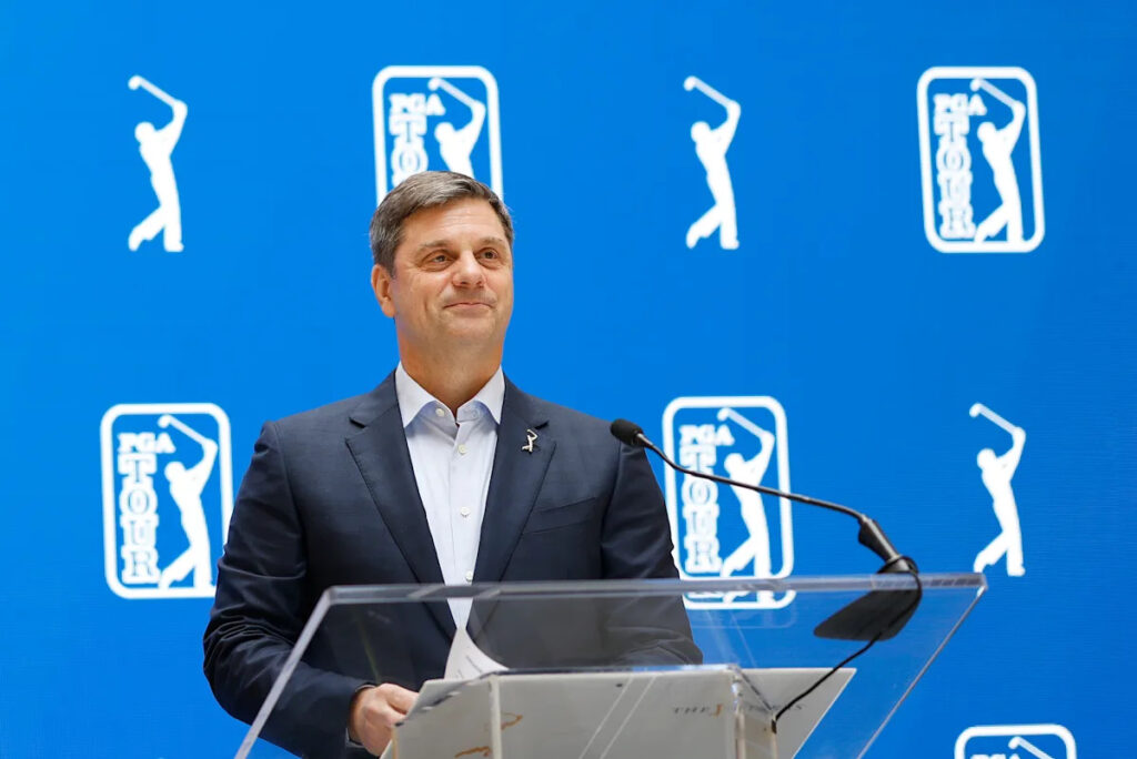 Amid speculation about LIV Golf’s future, PGA Tour CEO Brian Rolapp open to new pathways for players to return