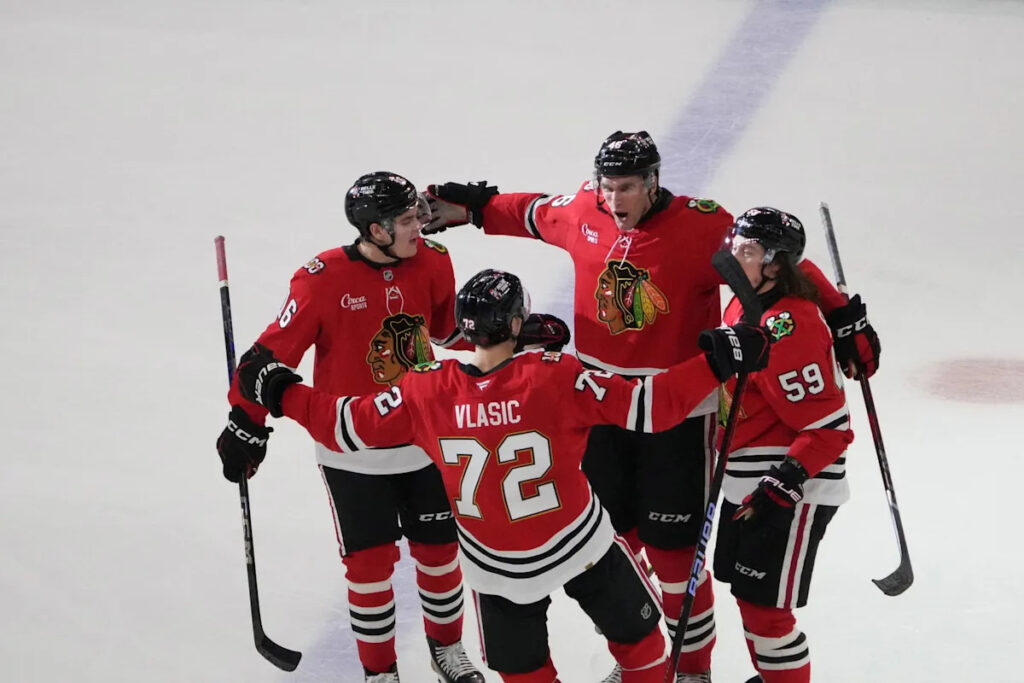 Louis Crevier’s Play Leads To Blackhawks Closing Season Out With A 5-2 Win Louis Crevier’s Play Leads To Blackhawks Closing Season Out With A 5-2 Win