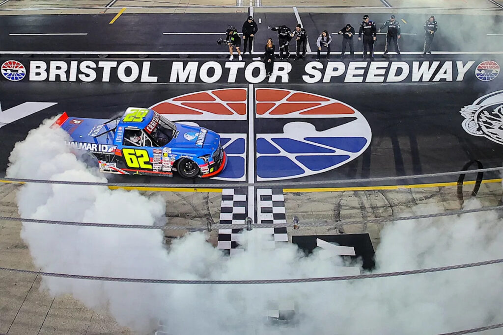 Christopher Bell wins NASCAR Truck race at Bristol in April 2026 Christopher Bell wins NASCAR Truck race at Bristol in April 2026