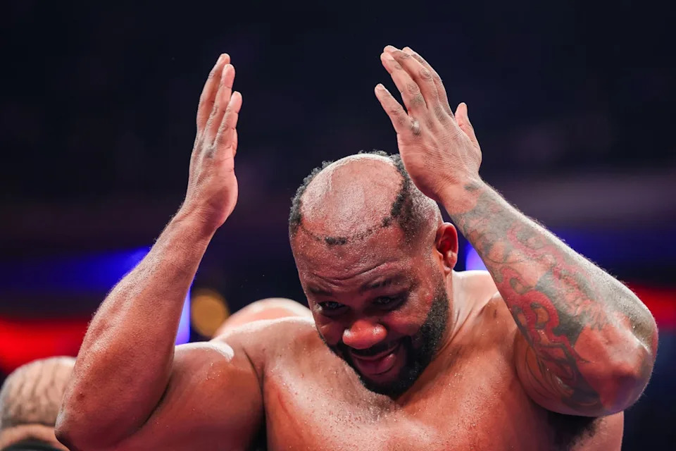 Jarrell Miller lost his hair in his last fight but must keep his head to become a world-title contender (Getty)