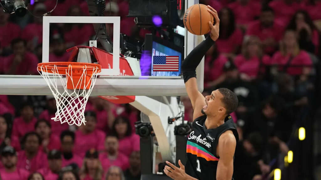 Wembanyama puts up 35, Spurs pull away for comfortable 111-98 Game 1 win over Trail Blazers