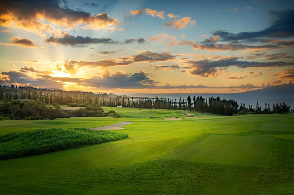 No. 1 of Kapalua's Plantation Course in Lahaina on Maui in Hawaii