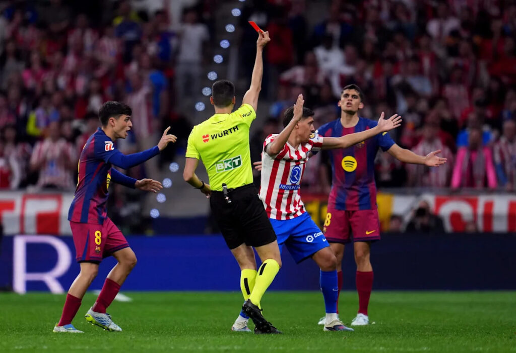 Referees Committee admits Barcelona defender should have been sent off vs Atletico
