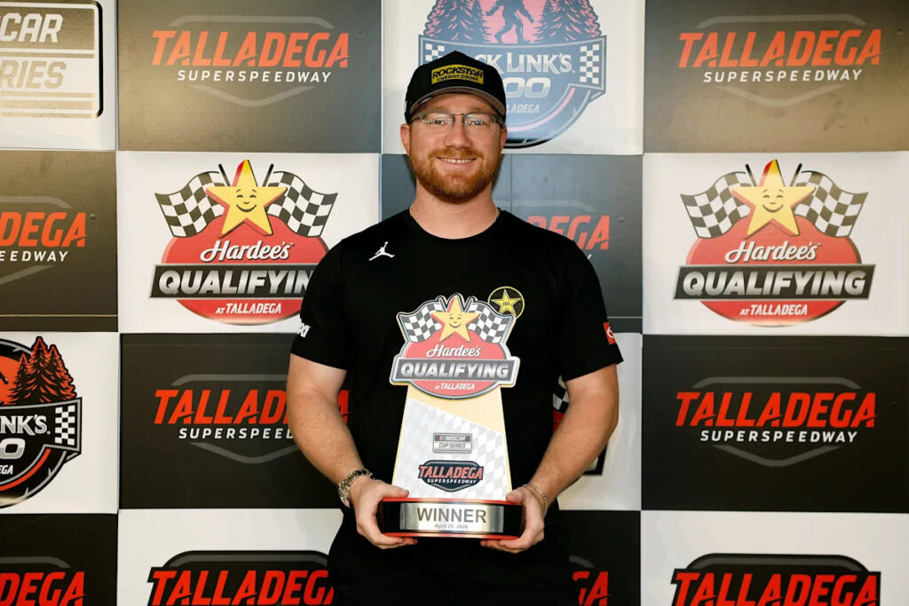 NASCAR starting lineup for Cup Series race at Talladega in April 2026