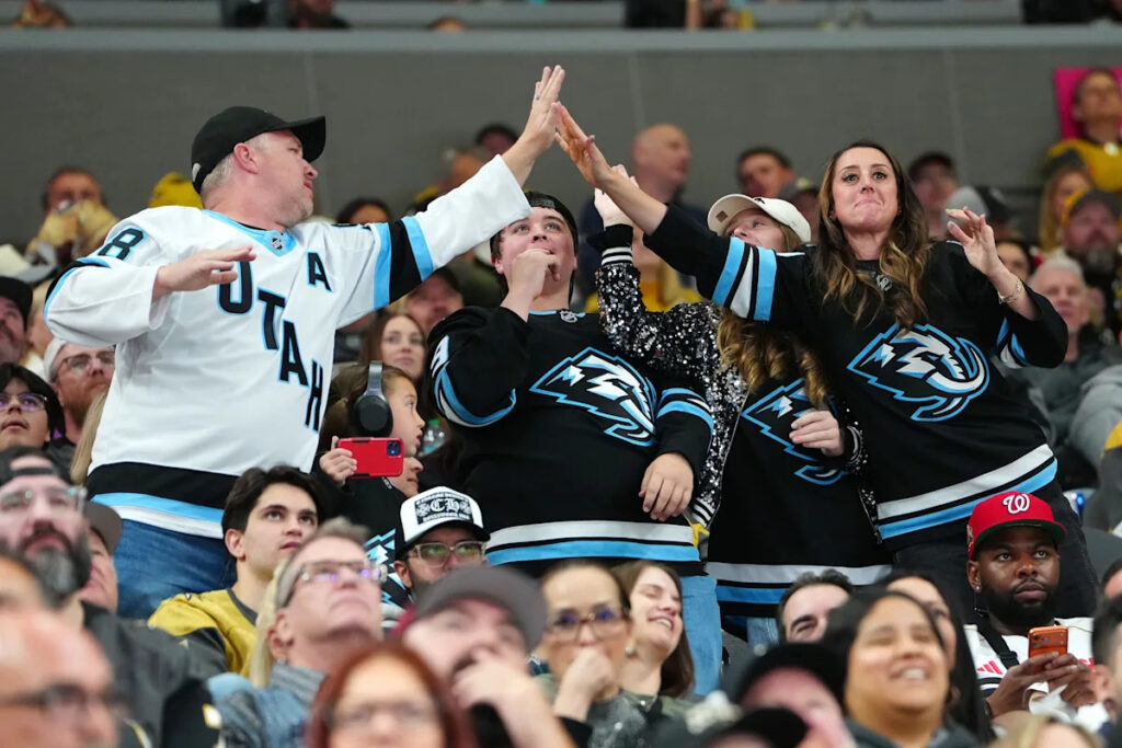 One team’s trash: Mammoth host jersey swap for fans with Vegas sweaters