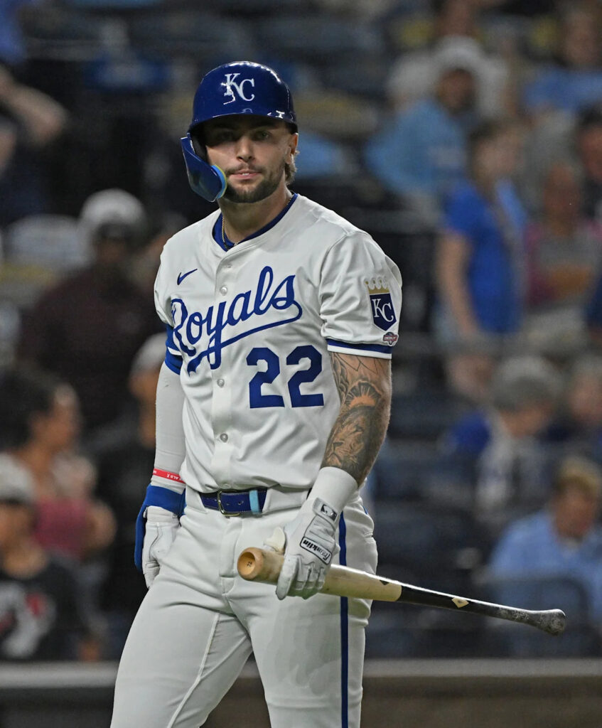 Carter Jensen was scratched from the lineup for oversleeping