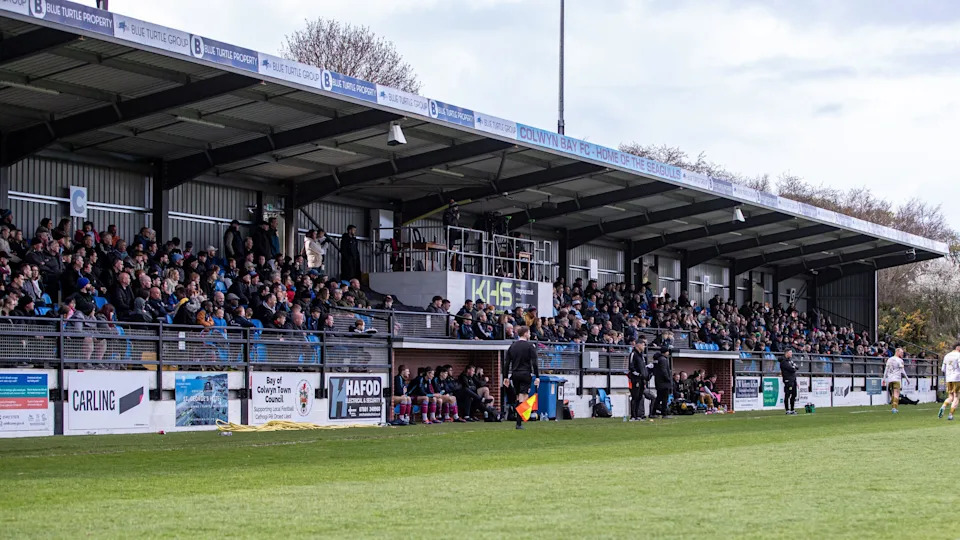 Colwyn Bay's Llanelian Road ground.