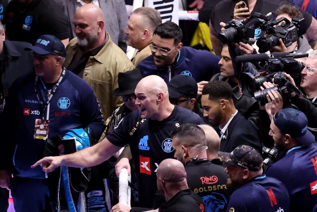 Tyson Fury claims he has signed Anthony Joshua fight contract but that ‘AJ’ has not