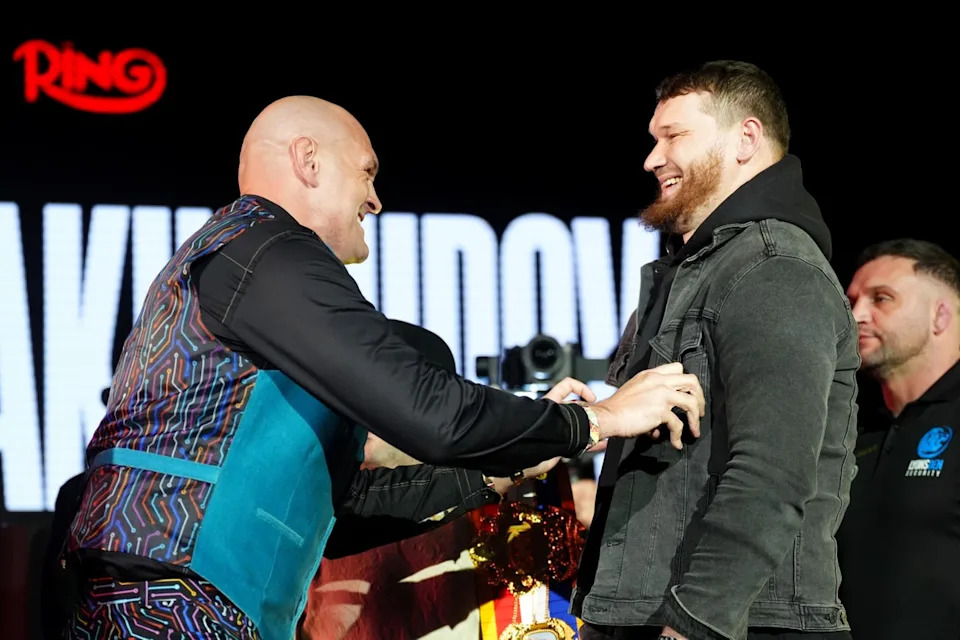 Tyson Fury will be a heavy favourite against Makhmudov (PA Wire)