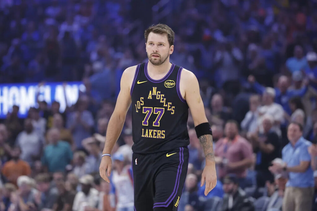 Is Luka Doncic playing for the Lakers in Game 2 vs. the Rockets?