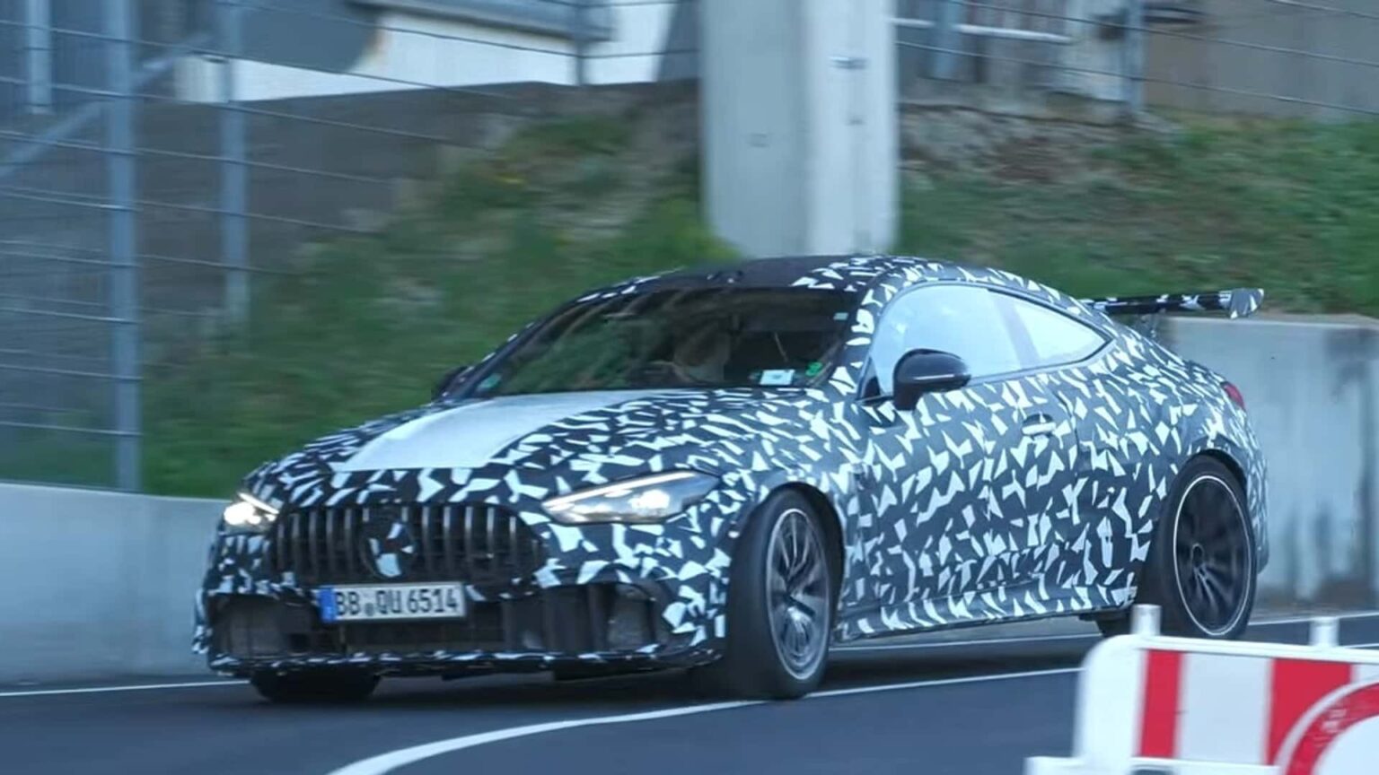 Mercedes-AMG Spied Testing New V8 Coupe