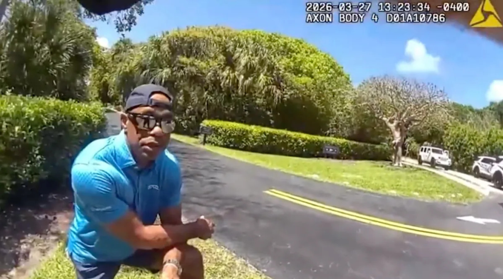 Tiger Woods arrest body cam video released: “I looked down at my phone, and all of a sudden, boom”