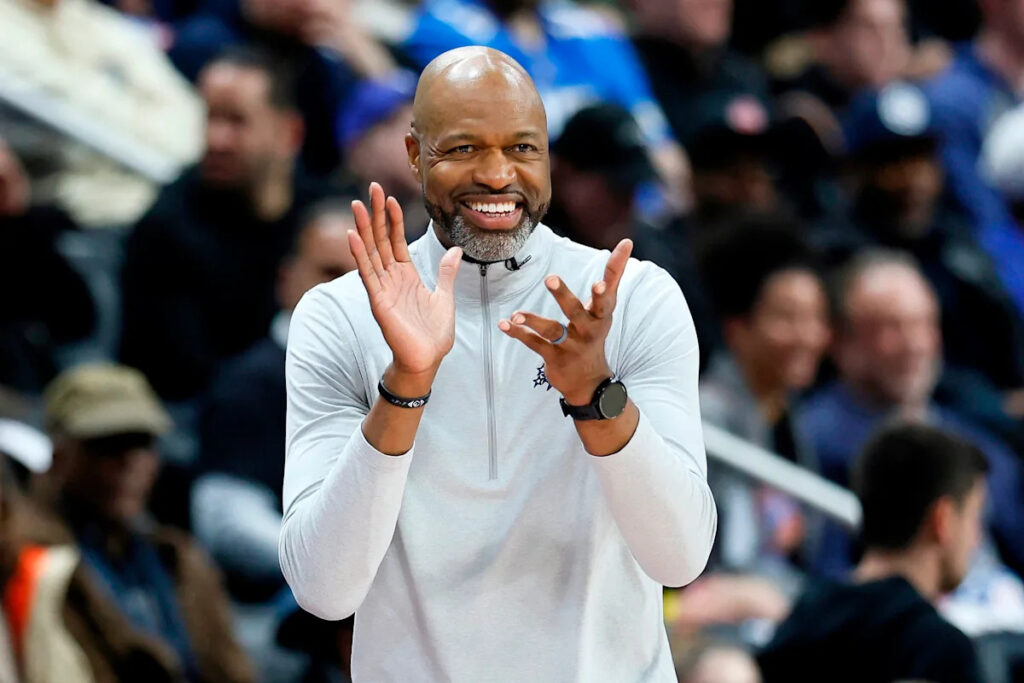 Beep! Beep! Magic coach Jamahl Mosley’s pregame media session interrupted by false alarms