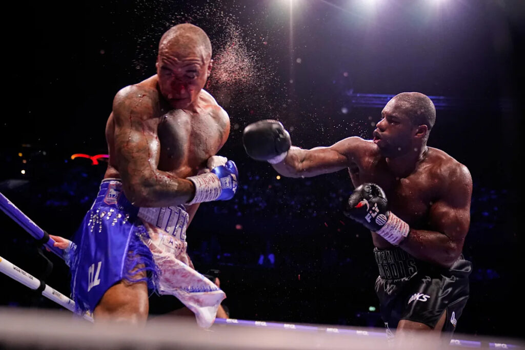Dubois shakes off knockdowns and stops Wardley to win WBO heavyweight title
