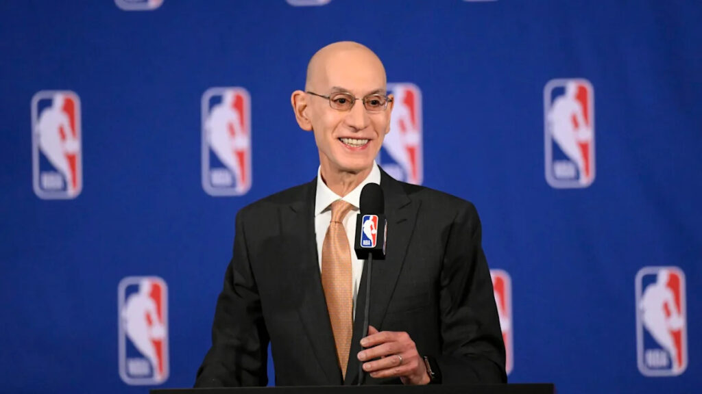 Adam Silver talks flopping, using AI to help NBA referees with some calls