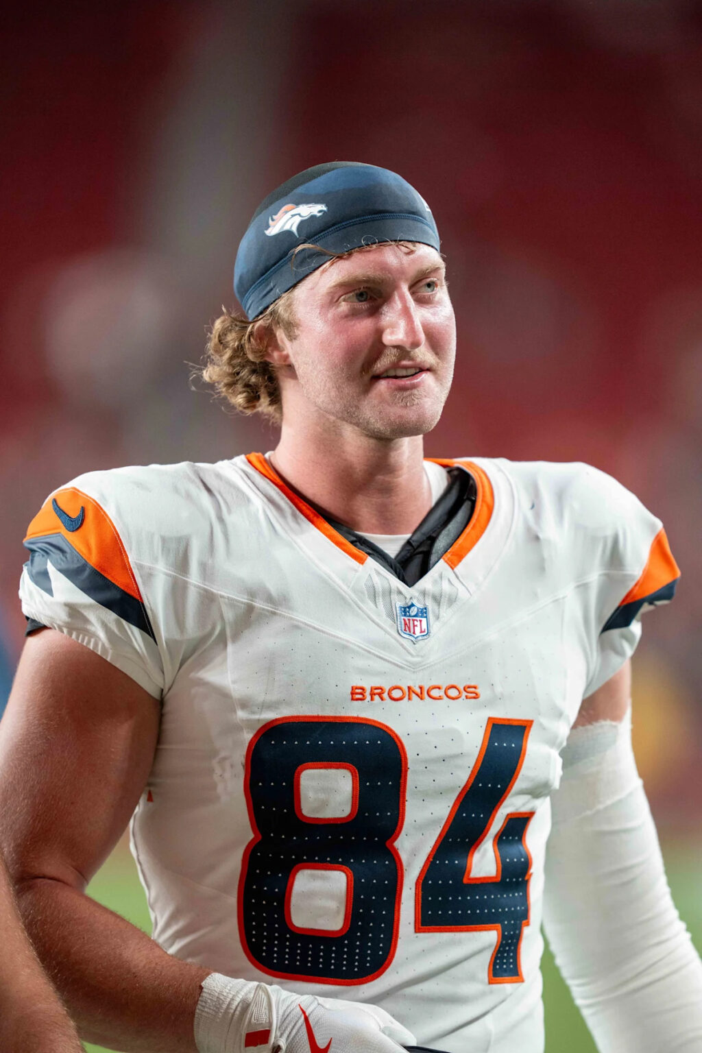Sean Payton says that TE Caleb Lohner has really stood out at Broncos rookie minicamp