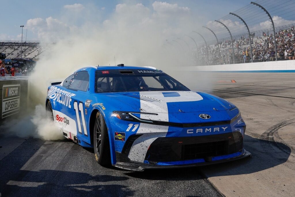 Denny Hamlin wins  million prize in crash-filled NASCAR All-Star Race at Dover