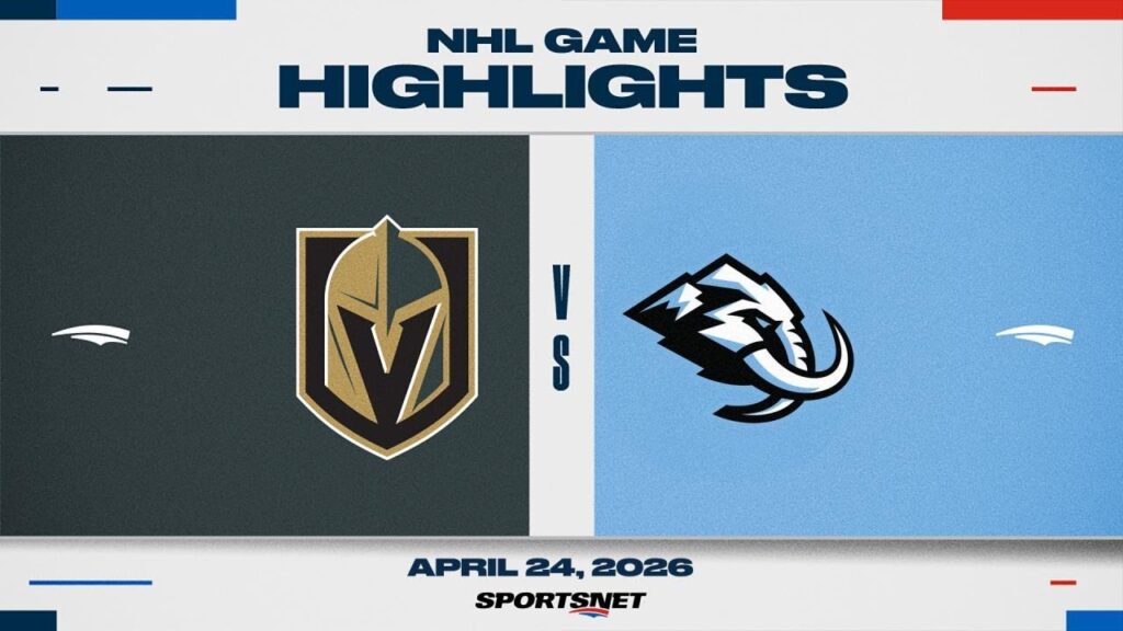 NHL Game 3 Highlights | Golden Knights vs. Mammoth – April 24, 2026