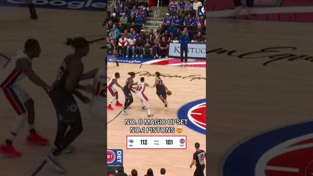 8 seed magic UPSET 1 seed piston #magic #pistons #nba #nbatoday #basketball #playoffs #nbanews