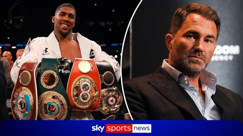 Anthony Joshua announces comeback fight against Kristian Prenga