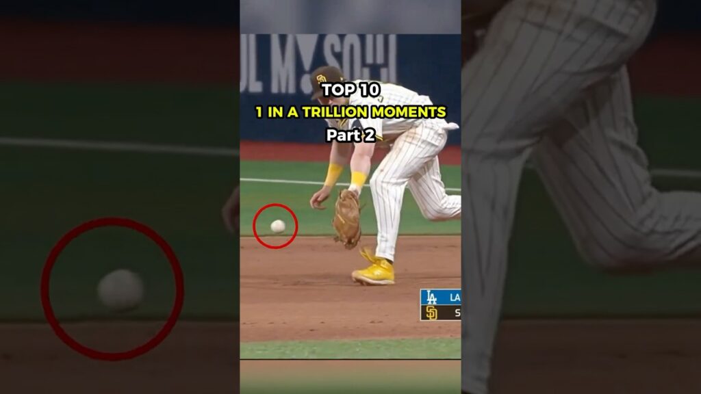 Top 10 One-In-A-Trillion Moments in The MLB | Part 2 #shorts  #baseball #mlb