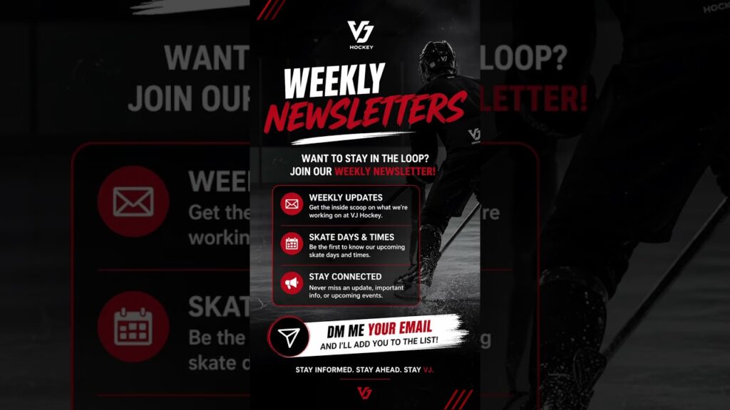 Weekly newsletter! #hockey #nhl #news #learning #getbettertoday