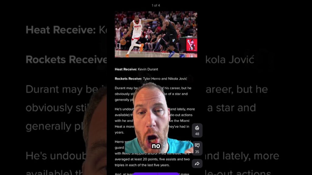 KD-Herro swap is a disaster for both teams #Basketball #NBANews