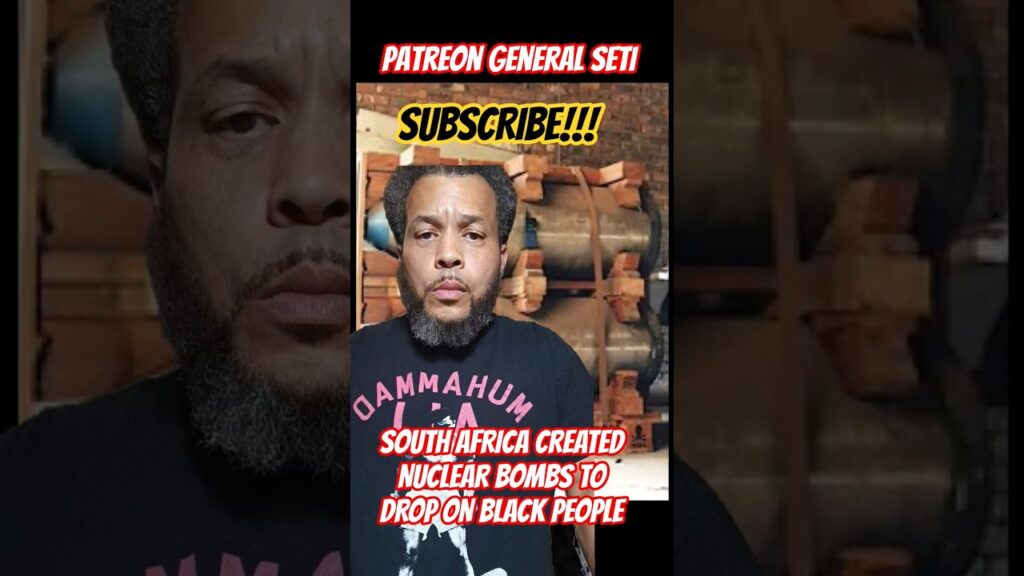 SOUTH AFRICA CREATED NUCLEAR BOMBS TO DROP ON BLACK PEOPLE!! #southafrica #nuclearweapons #apartheid