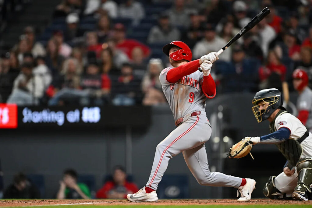 Reds hang on for 7-6 win over Guardians in Ohio Cup opener