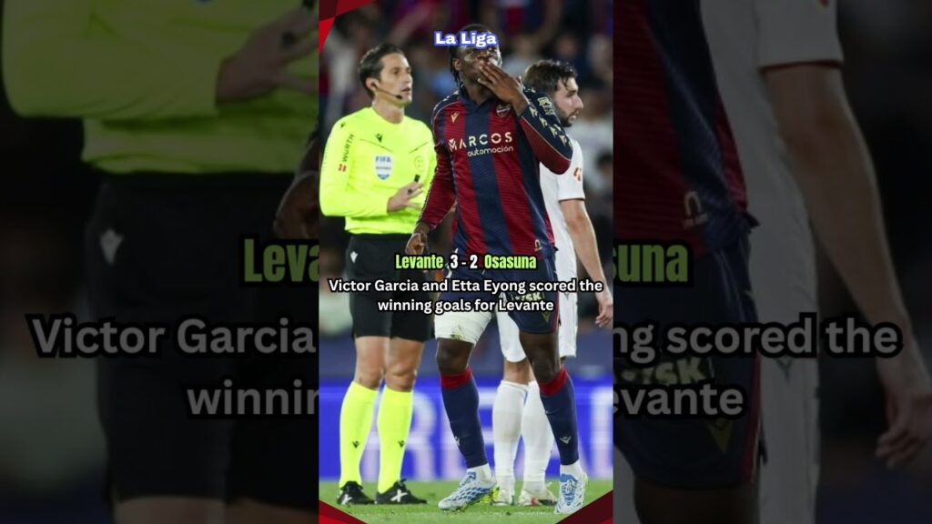 Levante vs Osasuna – La Liga Highlights