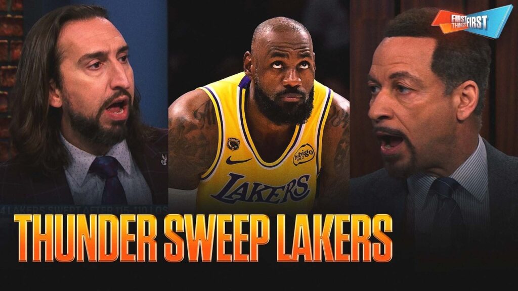 Thunder sweep Lakers with LeBron’s future in question, Was his time in Los Angeles a success? | FTF