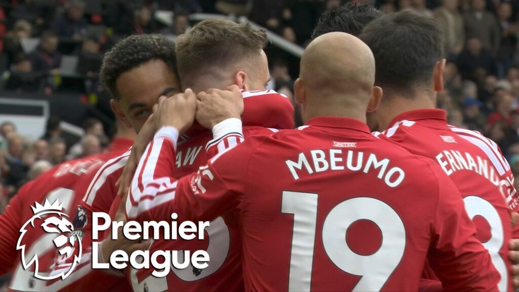Luke Shaw drills Manchester United ahead of Nottingham Forest | Premier League | NBC Sports