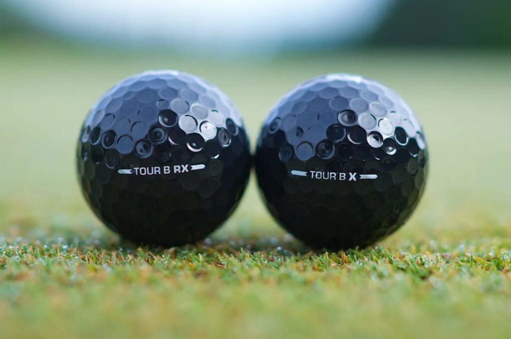 Bridgestone’s limited-edition black Tour B, Tour BX balls