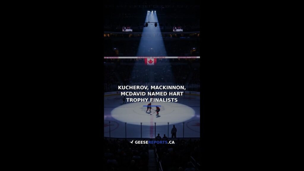 Kucherov, MacKinnon, McDavid Named Hart Trophy Finalists