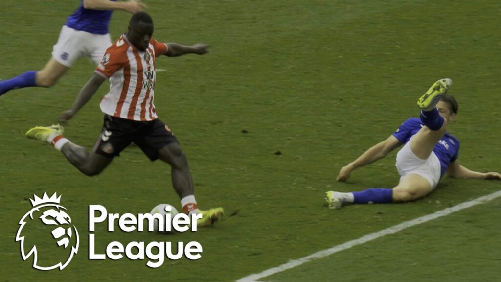 Brian Brobbey outmuscles Everton’s defense to bring Sunderland level | Premier League | NBC Sports