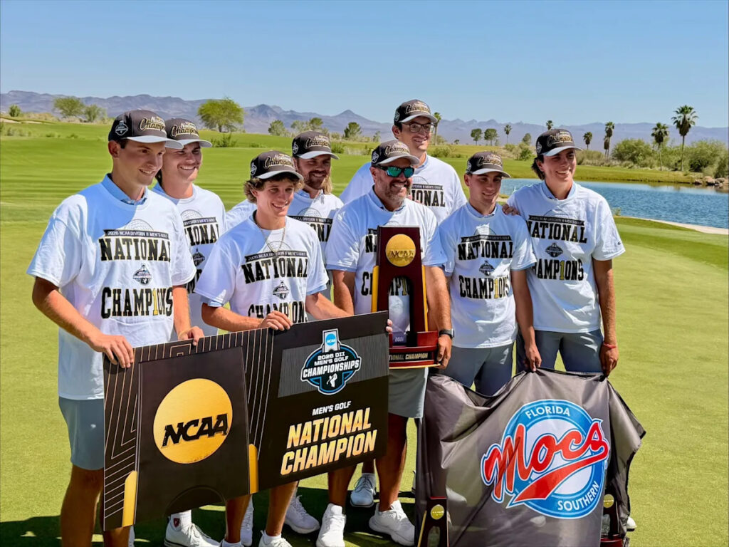 Florida Southern men’s golf wins its 14th NCAA Division II national title