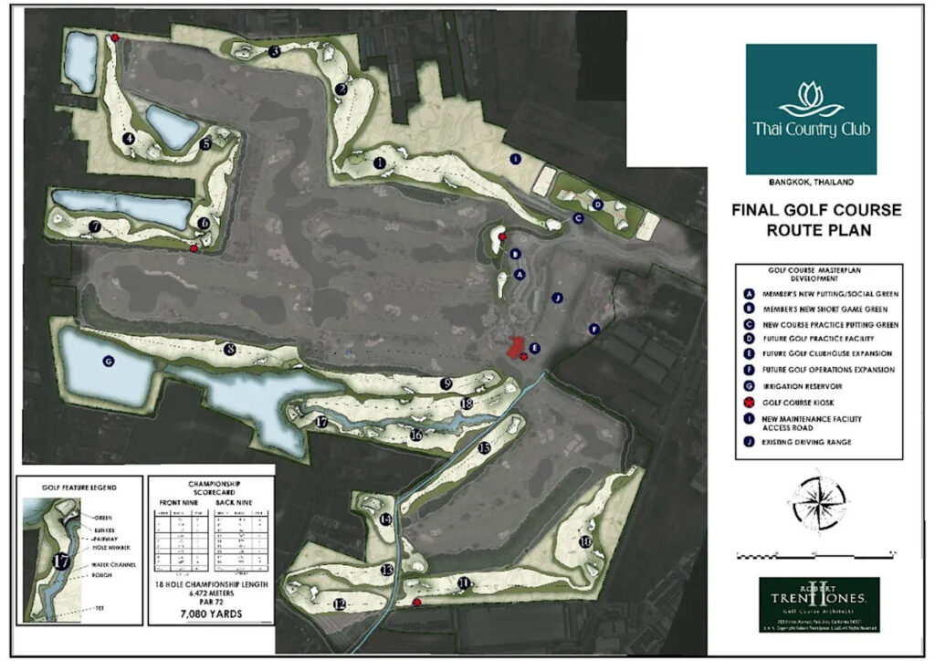 American firm to design second golf course at club near Bangkok