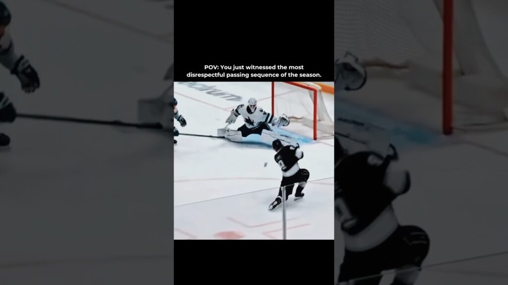 POV: You just witnessed the most disrespectfulpassing sequence of the season. via: NHL