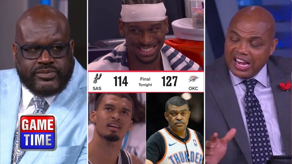 “Refs cheating for the Thunder” – NBA GameTime reacts to Wemby, Spurs’ 127-114 lose Game 5 to SGA
